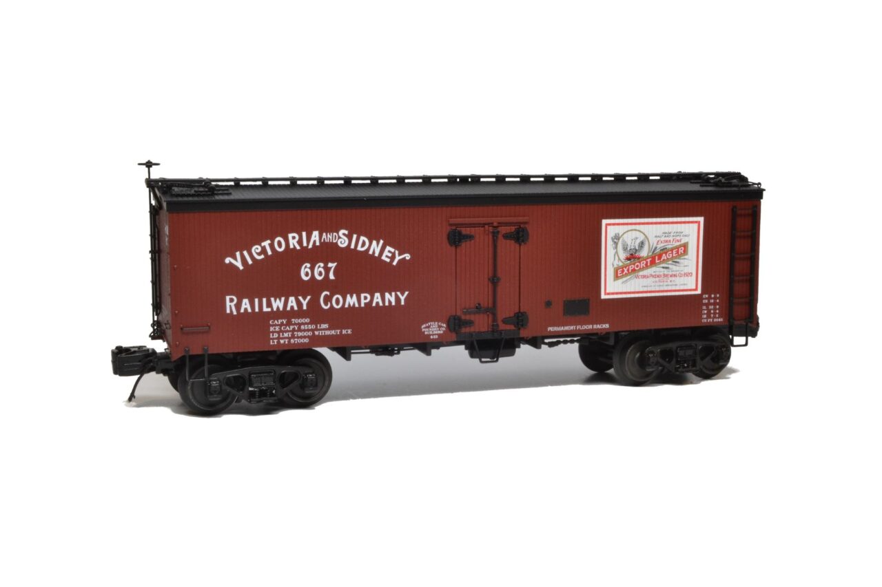 2023 Victoria and Sidney Railway Company Billboard Reefer Canadian Toy Train Association