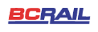 BC rail logo red & blue small