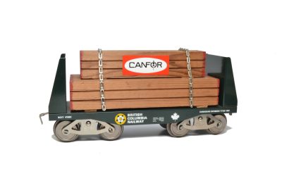 1983 : British Columbia Railway Bulkhead Flatcar