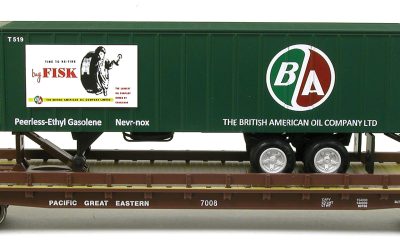 2013: British American Oil trailer on Pacific Great Eastern flatcar